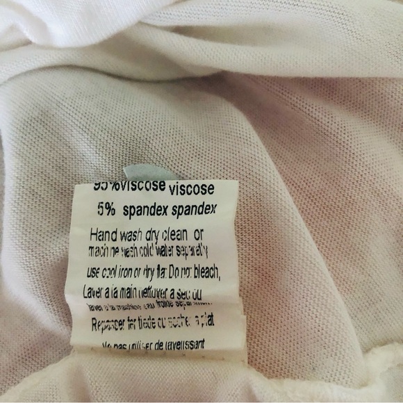 Silk Blouse Flower Print Pink White Size Large Butterfly Sleeve - Picture 10 of 10